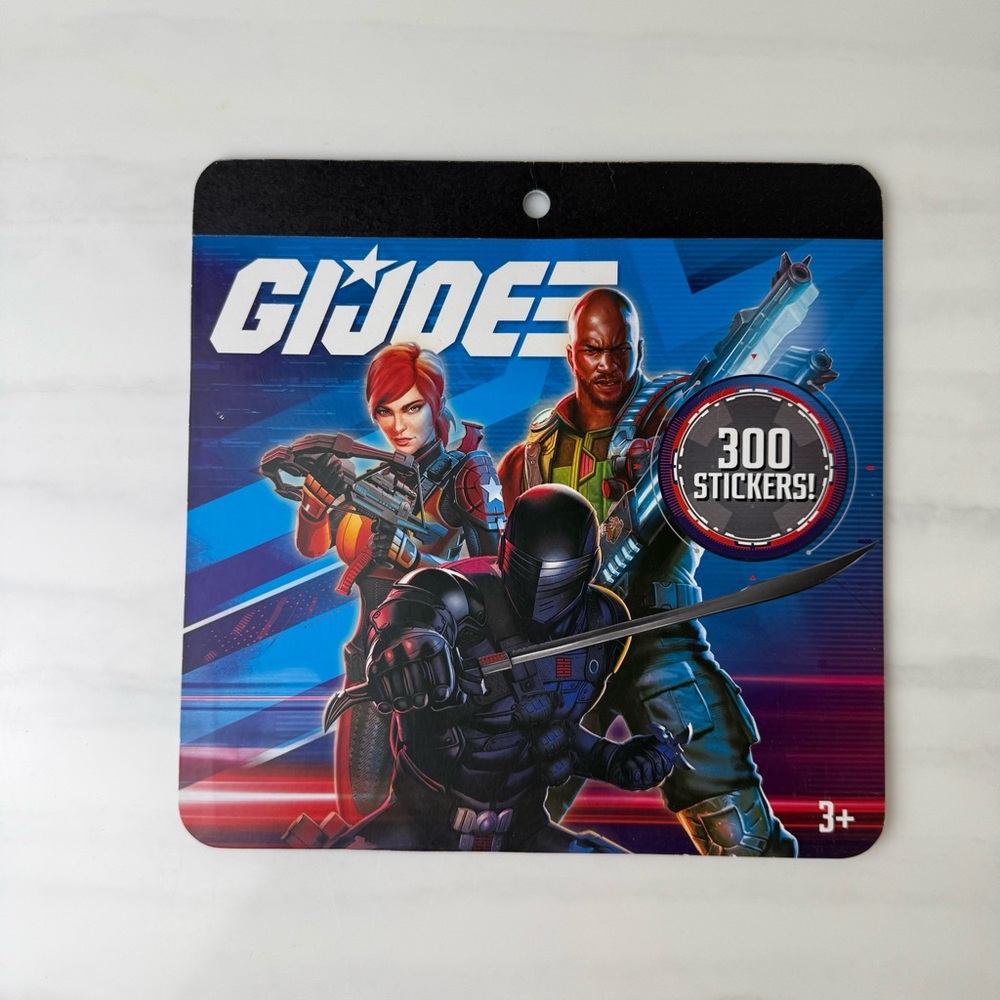 G.I.JOE Sticker Collector's Album unused, 2020 Hasbro 8 page book (300 Stickers)